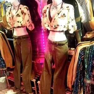 Wrangler 511 green jeans/pants